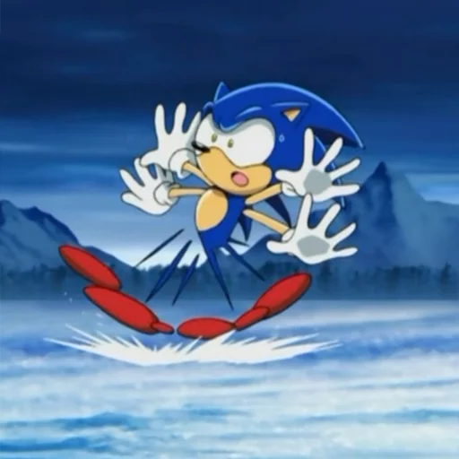 😥 Стикер «Sonic X» для Telegram