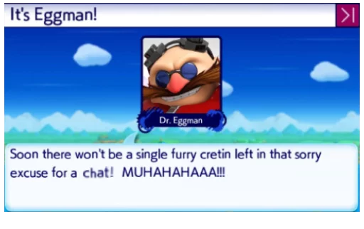 😈 Стикер «Sonic Trash» для Telegram