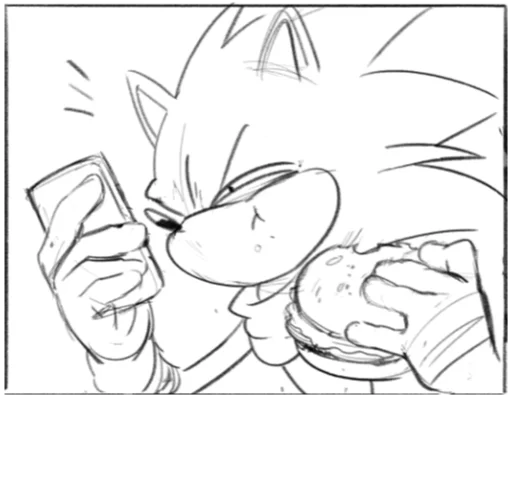 🤨 Стикер «Sonic Trash» для Telegram
