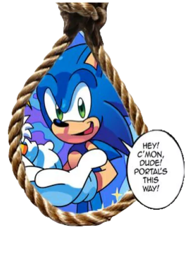 😈 Стикер «Sonic Trash» для Telegram