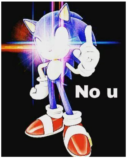 😈 Стикер «Sonic Trash» для Telegram