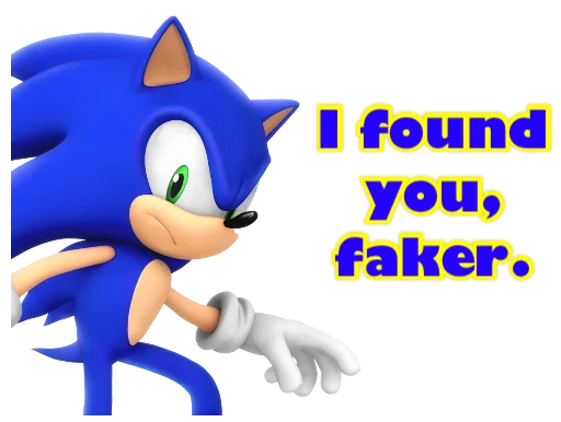 😠 Стикер «Sonic Trash» для Telegram