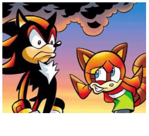 😥 Стикер «Sonic Trash» для Telegram