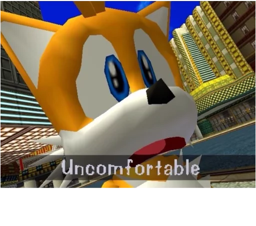😳 Стикер «Sonic Trash» для Telegram