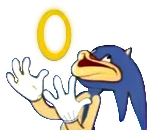 ⭕️ Стикер «Sonic Trash» для Telegram