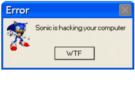 👎 Стикер «Sonic Trash» для Telegram
