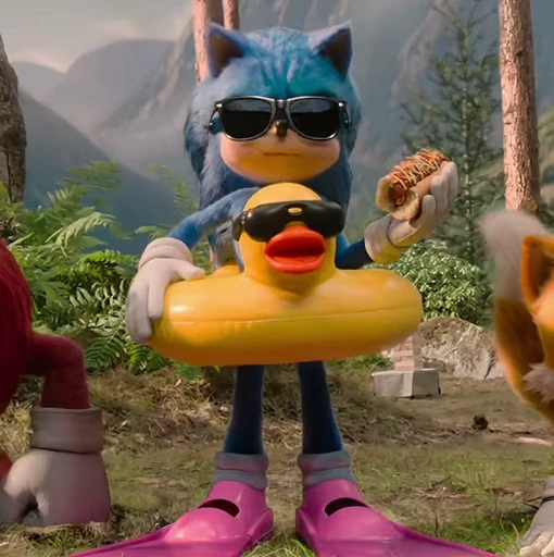 💙 Стикер «Sonic and Shadow» для Telegram