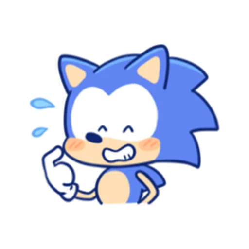 😅 Стикер «Sonic Cute Emoji UA» для Telegram