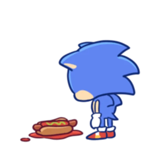 💀 Стикер «Sonic Cute Emoji UA» для Telegram