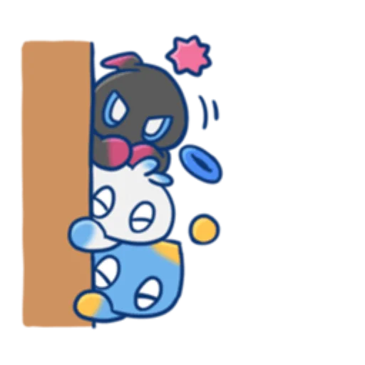 👀 Стикер «Sonic Cute Emoji UA» для Telegram
