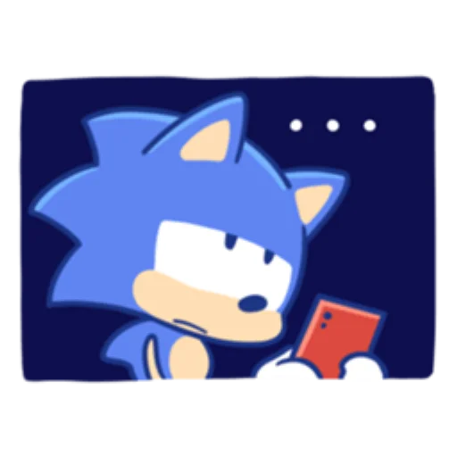 😐 Стикер «Sonic Cute Emoji UA» для Telegram