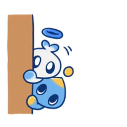 👀 Стикер «Sonic Cute Emoji UA» для Telegram