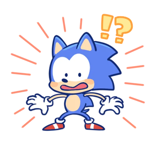⚡️ Стикер «Sonic Cute Emoji» для Telegram