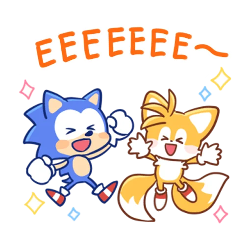 ☺️ Стикер «Sonic Cute Emoji» для Telegram