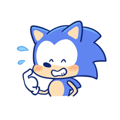 😊 Стикер «Sonic Cute Emoji» для Telegram