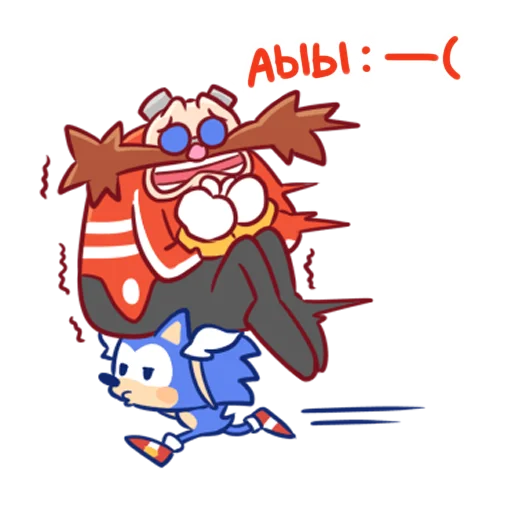😭 Стикер «Sonic Cute Emoji» для Telegram