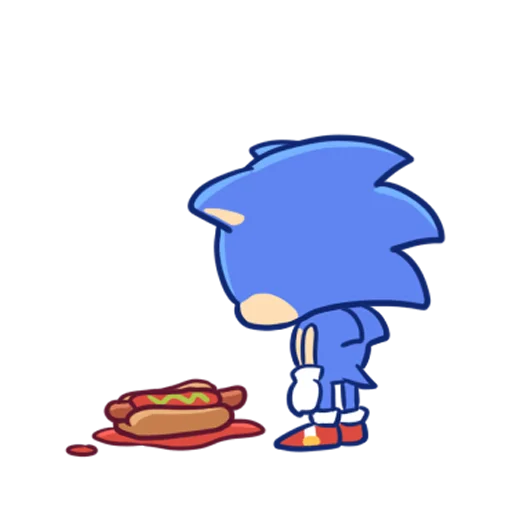 😰 Стикер «Sonic Cute Emoji» для Telegram