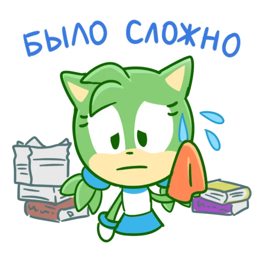 😞 Стикер «Sonic Cute Emoji» для Telegram