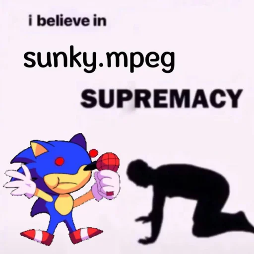 😇 Стикер «Sonic.exe» для Telegram