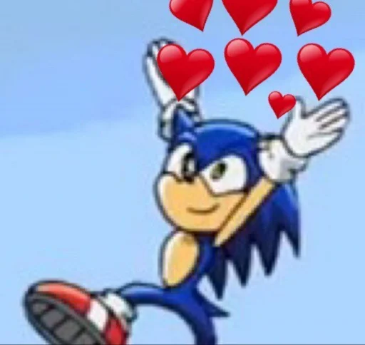 ❤️ Стикер «Sonic Pack» для Telegram