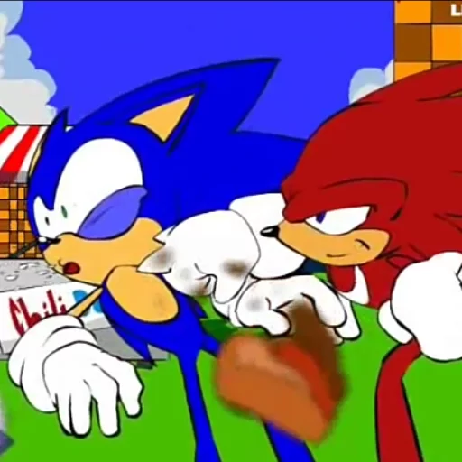 👊 Стикер «SONIC SHORTS MOOD» для Telegram