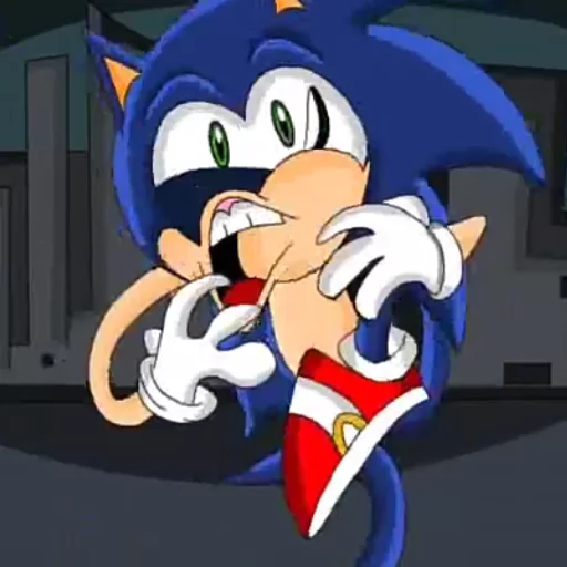 😱 Стикер «SONIC SHORTS MOOD» для Telegram