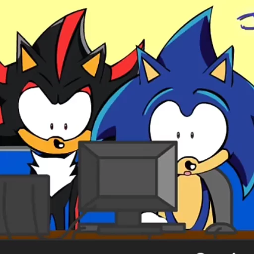 😳 Стикер «SONIC SHORTS MOOD» для Telegram