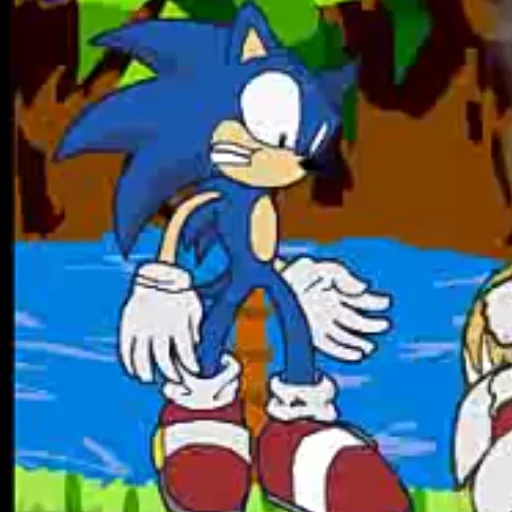 😨 Стикер «SONIC SHORTS MOOD» для Telegram
