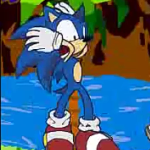 😱 Стикер «SONIC SHORTS MOOD» для Telegram