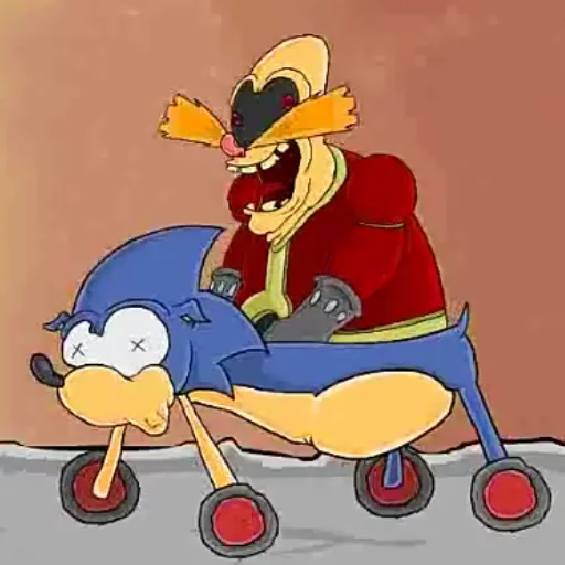 😈 Стикер «SONIC SHORTS MOOD» для Telegram