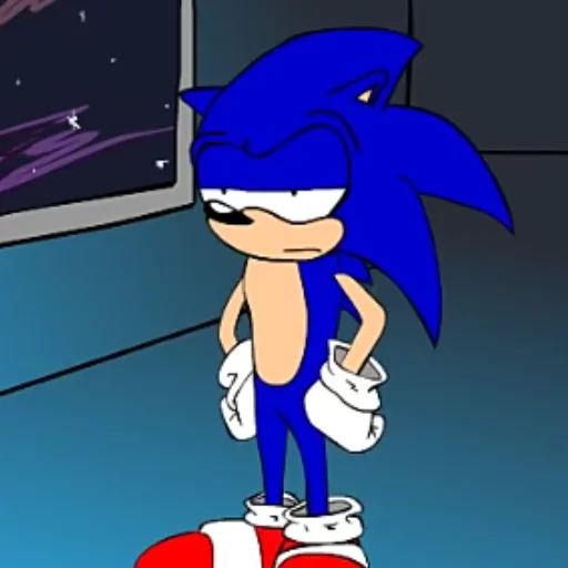😑 Стикер «SONIC SHORTS MOOD» для Telegram
