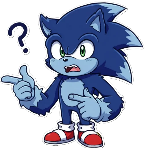 ❓ Стикер «Sonic Werehog» для Telegram