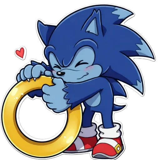 ❤ Стикер «Sonic Werehog» для Telegram