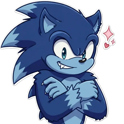 ❤ Стикер «Sonic Werehog» для Telegram