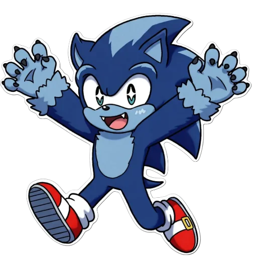 ✨ Стикер «Sonic Werehog» для Telegram