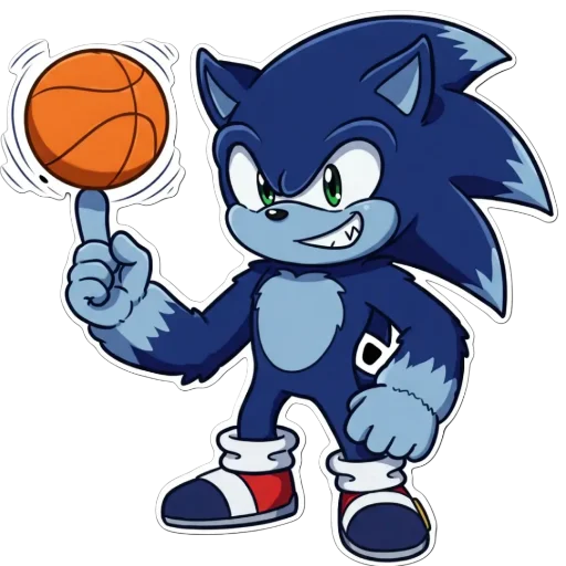 🏀 Стикер «Sonic Werehog» для Telegram