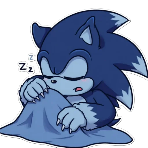 😴 Стикер «Sonic Werehog» для Telegram