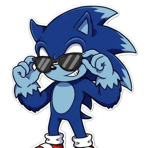 😎 Стикер «Sonic Werehog» для Telegram