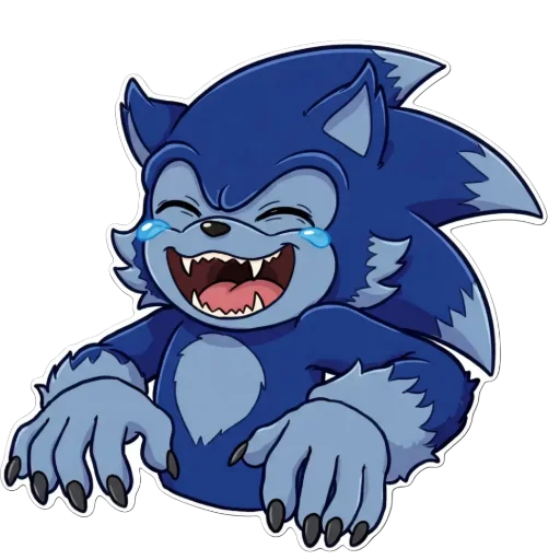 🤣 Стикер «Sonic Werehog» для Telegram