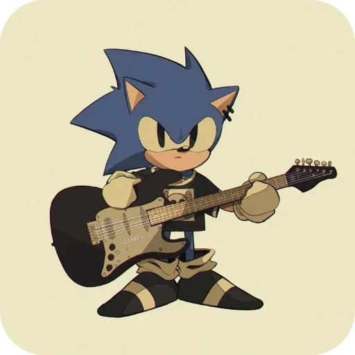 🎸 Стикер «Соник» для Telegram
