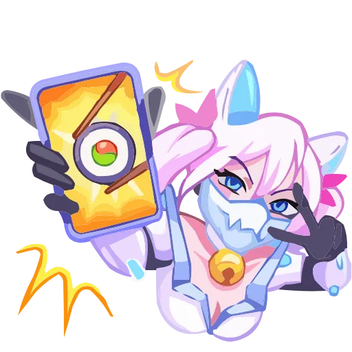 ✌ Эмодзи «Сонна Мун» для Telegram