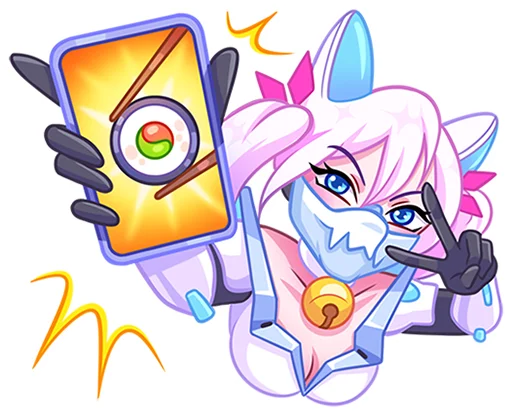 ⭐ Стикер «Сонна Мун без надписей» для Telegram