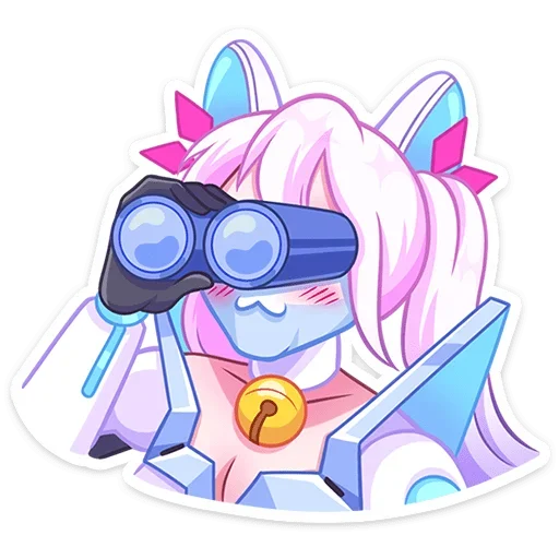 👀 Стикер «Сонна Мун» для Telegram