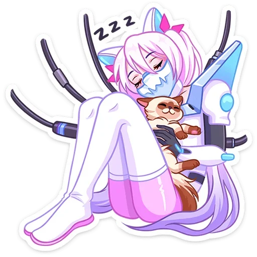 😴 Стикер «Сонна Мун» для Telegram