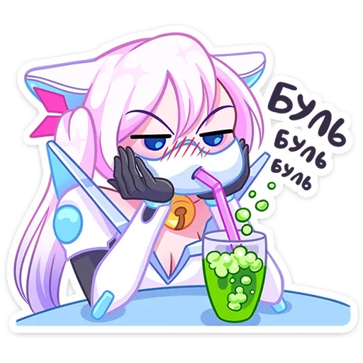 🧃 Стикер «Сонна Мун» для Telegram