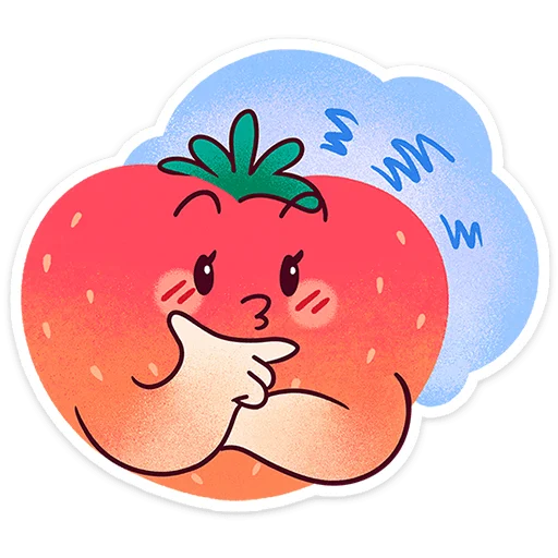🍓 Стикер «Клубничка Сонечка» для Telegram
