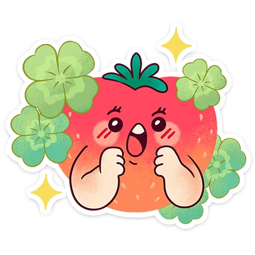 🍓 Стикер «Клубничка Сонечка» для Telegram