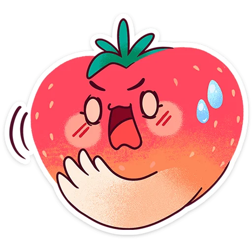 🍓 Стикер «Клубничка Сонечка» для Telegram