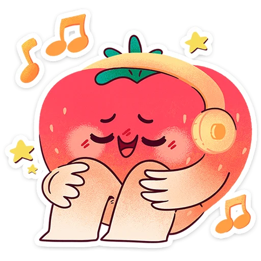 🍓 Стикер «Клубничка Сонечка» для Telegram