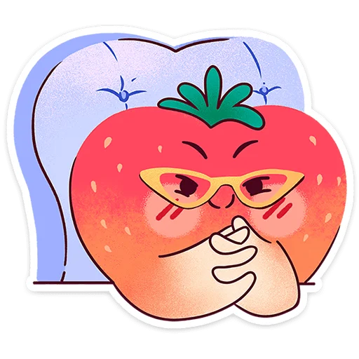 🍓 Стикер «Клубничка Сонечка» для Telegram